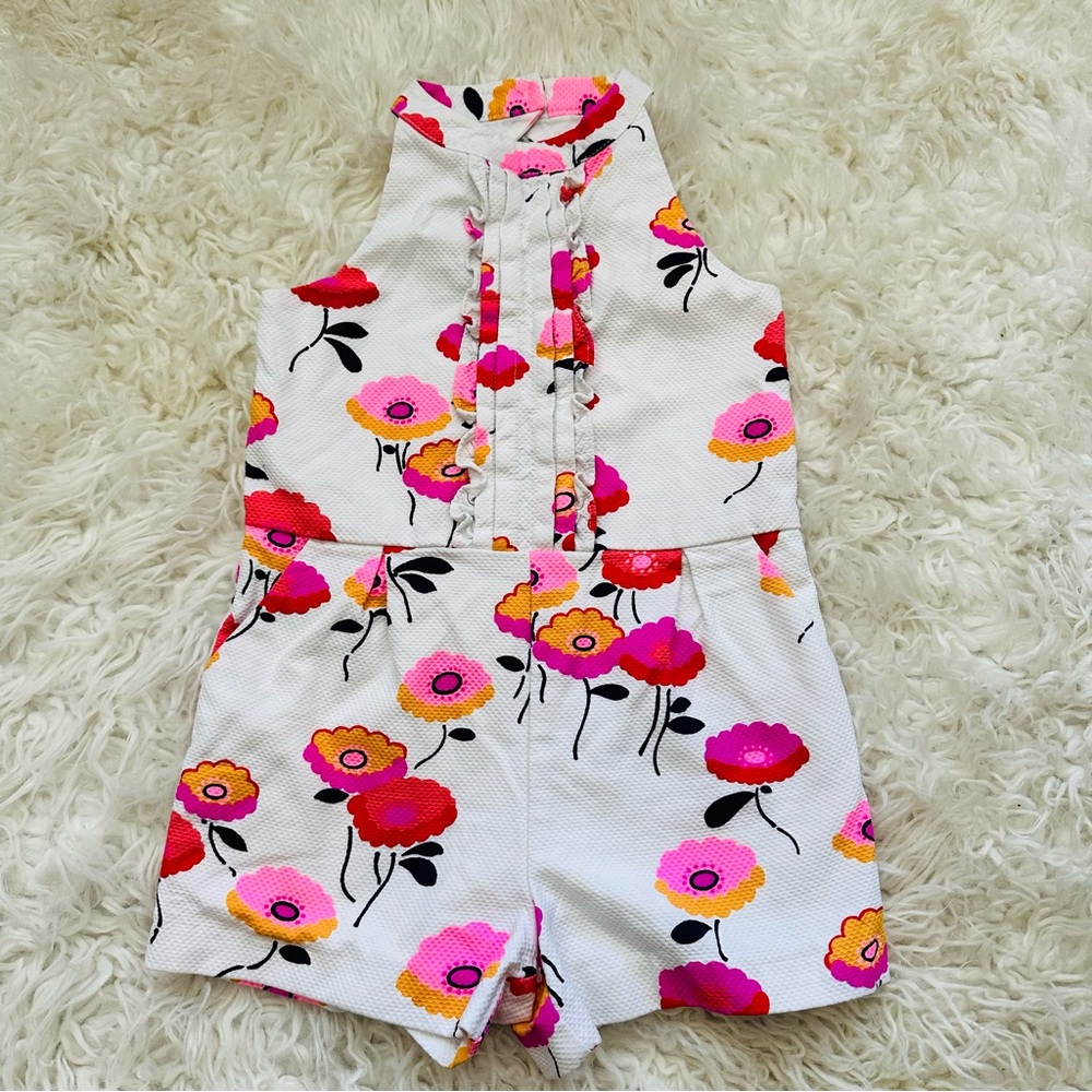 Janie and jack Floral open back romper
